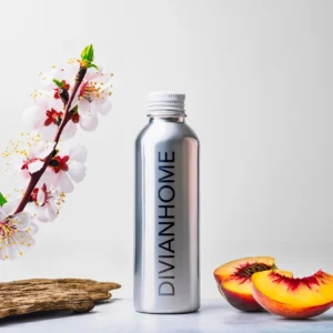 Aroma Oil Bottle with Blooming sakura , sandalwood , peaches scent